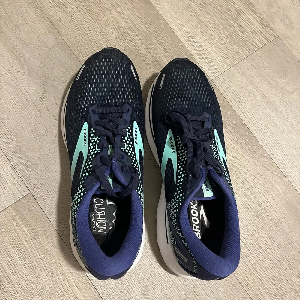 Women's Brooks Ghost 14 - Navy Blue Size 8.5 Wide - Picture 5 of 6